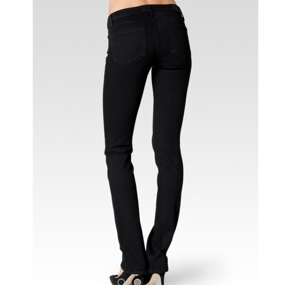 PAIGE Denim - [Paige] Button Fly Black Jeans